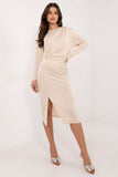 Elegant Midi Dress with Sparkling Jets for Special Occasions