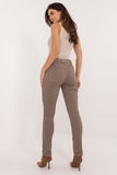 Glossy Fabric Pants with Waist Tie for Everyday Elegance