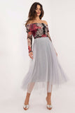 Elegant Flared Tulle Skirt for Casual and Formal Wear