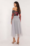Elegant Flared Tulle Skirt for Casual and Formal Wear