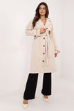 Timeless Women's Trench Coat with Belt and Pockets