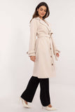 Timeless Women's Trench Coat with Belt and Pockets