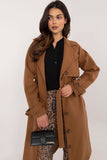 Timeless Women's Trench Coat with Belt and Pockets