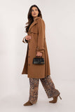 Timeless Women's Trench Coat with Belt and Pockets