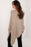 Casual Women's Sweater with Asymmetrical Hem & Heart Neckline