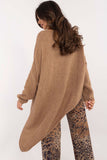 Casual Women's Sweater with Asymmetrical Hem and Heart Neckline