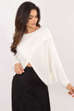Cozy Overlapping Front Sweater for Effortless Style