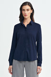 Elegant Long Sleeve Viscose Shirt for Versatile Styling