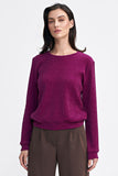 Classic Ribbed Knit Blouse for Effortless Everyday Style