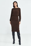 Elegant Ruffle Sleeve Midi Dress for Effortless Style