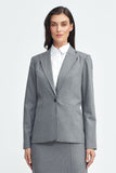 Elegant Tailored Jacket with Tennis Stripe Design