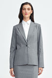 Elegant Tailored Jacket with Tennis Stripe Design