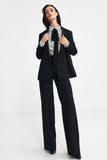 Elegant Women's Oversized Blazer with Double-Breasted Style