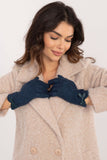 Elegant Insulated Women's Gloves with Decorative Bows