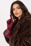 Elegant Insulated Women's Gloves with Touchscreen Floral Detail