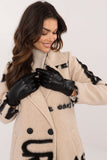 Elegant Insulated Women's Gloves with Touchscreen Floral Design