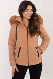 Stylish Quilted Jacket with Detachable Hood for Cold Weather
