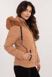 Stylish Quilted Jacket with Detachable Hood for Cold Weather