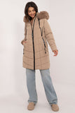 Stylish Quilted Jacket with Detachable Hood for Cold Weather