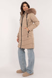 Stylish Quilted Jacket with Detachable Hood for Cold Weather