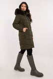 Cozy Quilted Jacket with Detachable Hood and Fur Trim