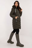 Stylish Quilted Jacket with Detachable Fur and Hood