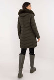 Stylish Quilted Jacket with Detachable Fur and Hood