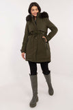 Stylish Quilted Jacket with Detachable Fur & Hood