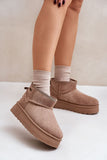 Stylish Women's Insulated Platform Snow Boots for Winter