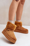 Stylish Eco Suede Snow Boots with Waterproof Comfort