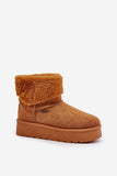 Stylish Eco Suede Snow Boots with Waterproof Comfort