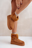 Stylish Eco Suede Snow Boots with Waterproof Comfort