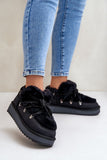Cozy Eco Leather Women's Snow Boots with Fur Lining