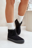 Stylish Winter Snow Boots with Zipper Closure and Fur Lining