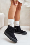 Stylish Winter Snow Boots with Zipper Closure and Fur Lining
