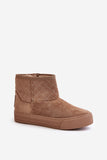Stylish Winter Snow Boots with Fur Lining and Zip Closure
