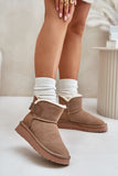 Stylish Suede Snow Boots with Fur Lining for Winter Comfort