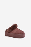 Eco-Suede Fur-Insulated Slippers for Ultimate Comfort