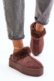 Eco-Suede Fur-Insulated Slippers for Ultimate Comfort