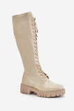 Chic Knee-High Women's Boots with Eco-Friendly Design
