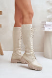 Chic Knee-High Women's Boots with Eco-Friendly Design