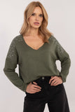 Chic Women's Sweater with Rhinestone Accents for All Occasions