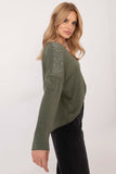 Chic Women's Sweater with Rhinestone Accents for All Occasions