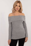 Elegant Off-the-Shoulder Women's Sweater for Everyday Style