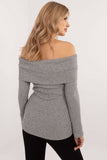 Elegant Off-the-Shoulder Women's Sweater for Everyday Style
