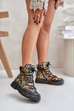 Stylish Natural Leather Women's Flat Heel Boots with Zipper