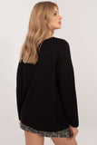 Elegant Shiny Thread Women's Sweater for Everyday Style