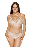 Floral Embroidered Knit Panties with Cotton Gusset and Bow