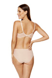 Floral Embroidered Knit Panties with Cotton Gusset and Bow