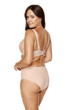 Floral Embroidered Knit Panties with Cotton Gusset and Bow
